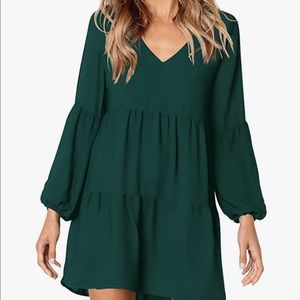 Amortu Women Summer Tunic Mini Dress